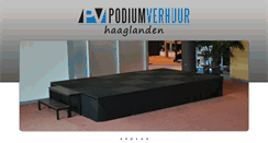 Desktop Screenshot of podiumverhuurhaaglanden.nl